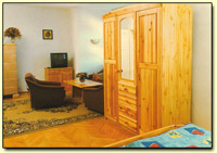 Freundliche Inneneinrichtung der Ferienwohnung